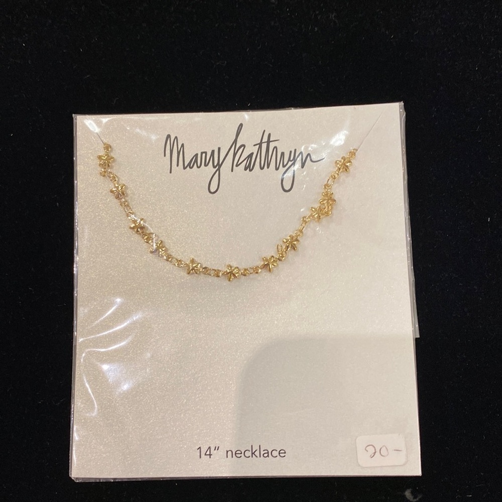 Mary Kathryn Design Starfish 14” Necklace